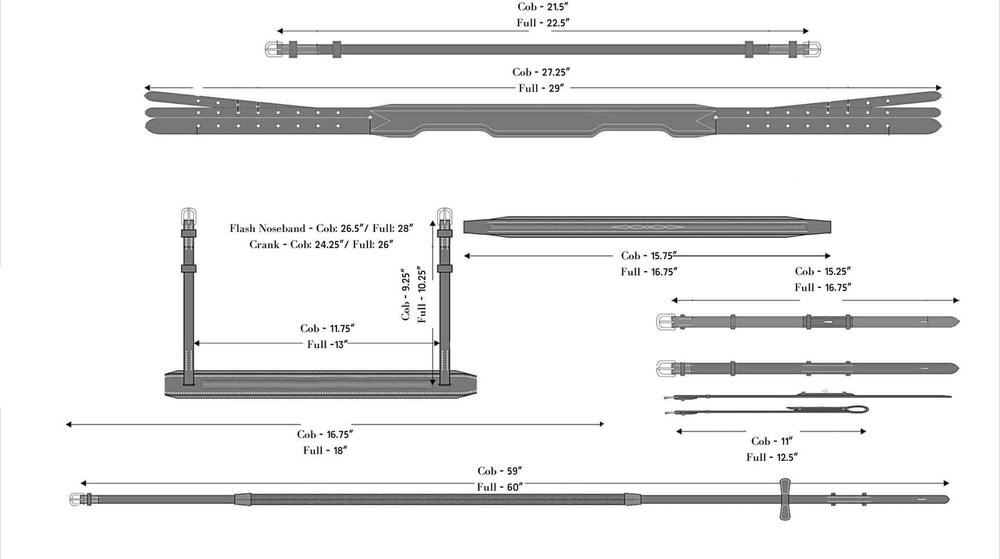 Patriotic Patent Rolled Bridle