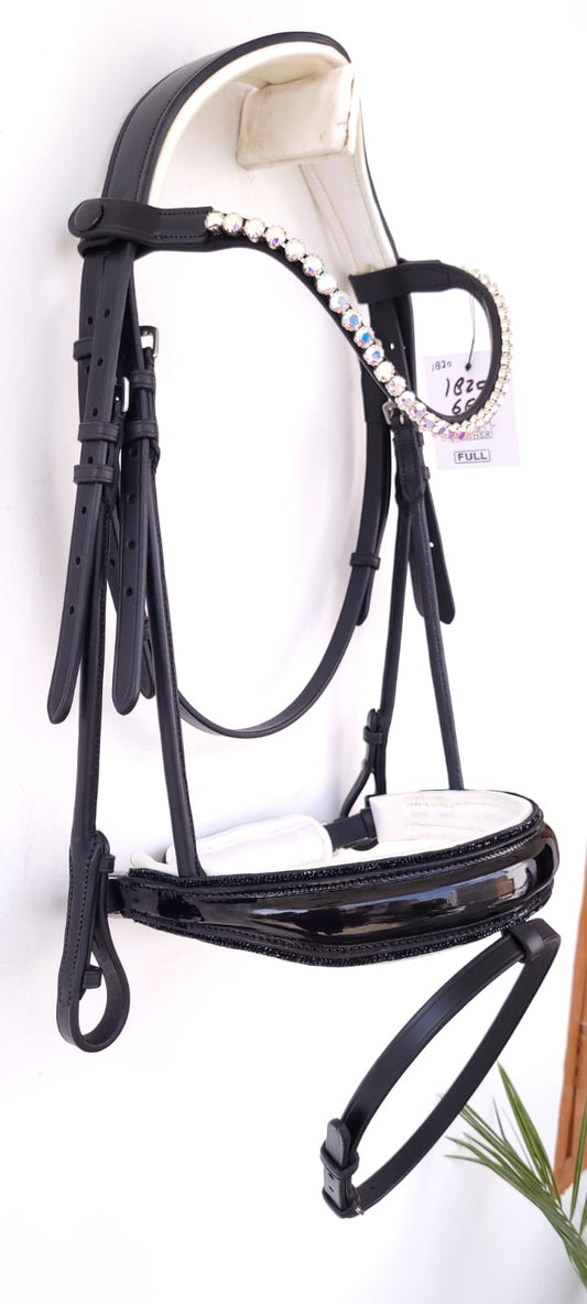 Rolled Leather Iridescent Bridle