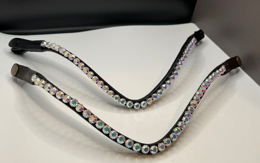 AB Rainbow Preciosa Rhinestone Browband