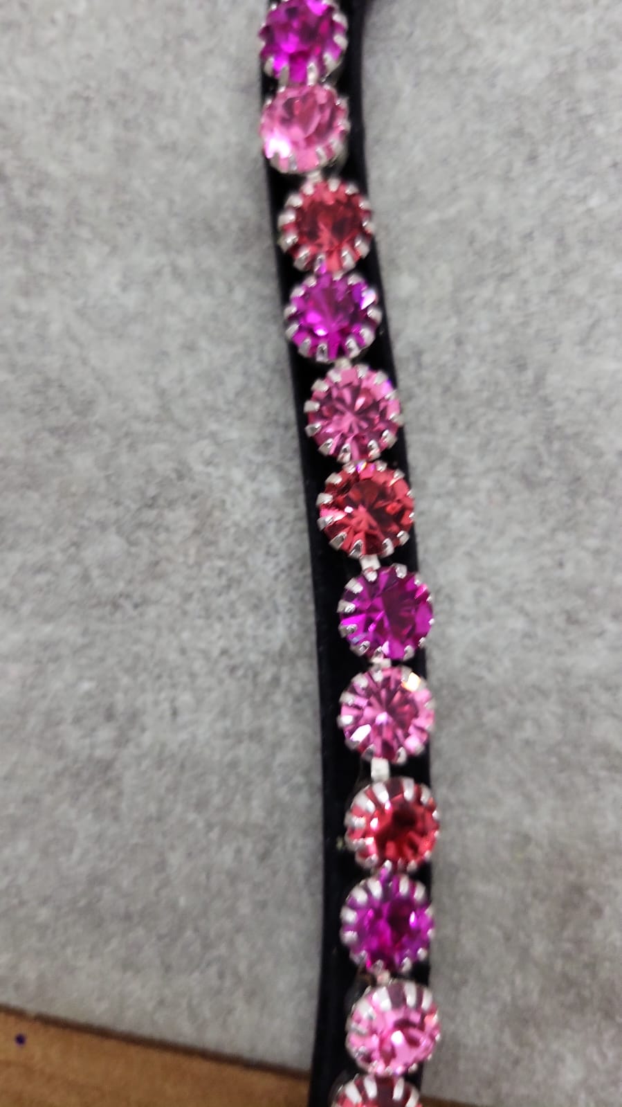 Fushia, Rose & Indian Pink Preciosa Rhinestone Browband