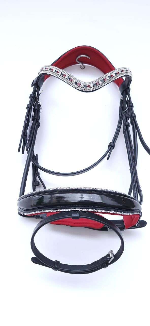 Patriotic Patent Rolled Bridle